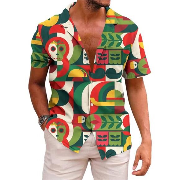 Mexico Shirt for Men Mexican Print - Picture 1 of 6